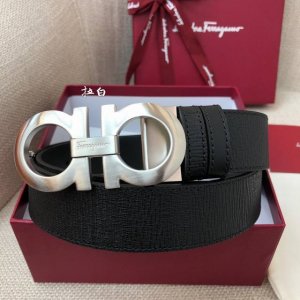 nfc-F3.5Cm High-End Custom Men's Belt, Double-Sided Imported Cowhide, Self-Se