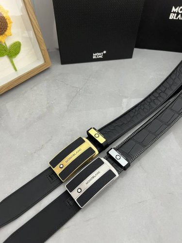 Product Name: Montblanc Automatic Belt Material: Original Cowhide Belt 100% Firs