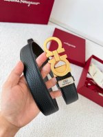 Product Name: Ferragamo Belt, Original Single Belt Model: Hook, Classic Buckle