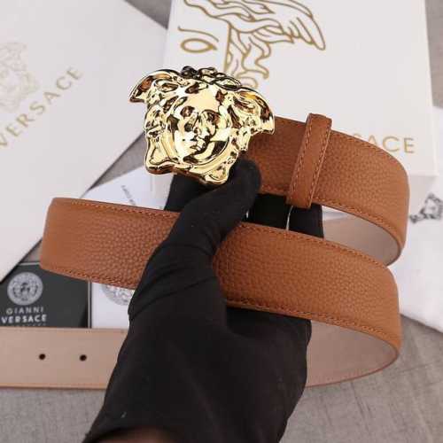 Width 4.0 Cm Versace This Belt Features A Soft Calf Leather Construction With A