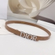 2.0Cm Dior Double-Sided Top-Grain Calf Leather, Custom-Made With Original Leathe