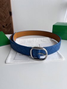 Bv 2025 Newest Men's Braided Belt, Handmade Intreccio Large Check Braided Double