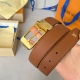 Original Packaging 1.0 L0Uis Vuitt0N New Season Men's Original Single Belt, 35mm