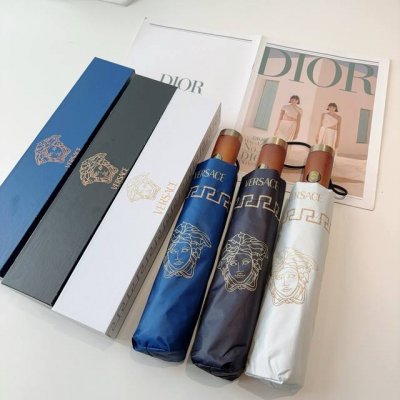 Versace new three-fold automatic folding umbrella, the latest hot item of the ye