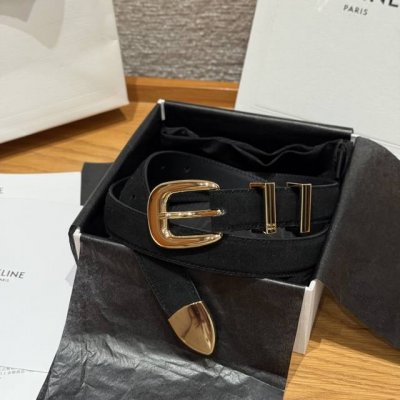 Western Medium 25mm Leather Belt (Ddd) This belt is made of suede cowhide leathe