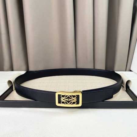 Loewe Anagrm Belt Exclusive To Loewe, Double-Sided Top-Layer Original Cowhide, 3 - Click Image to Close