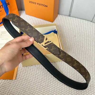 Original packaging L0Uis Vuitt0N This season's new women's belt, 30mm wide, fea