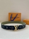 4.0 Width: The New Lv Initiales Double-Sided Belt From The 2025 Spring/Summer Co