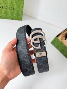 Product Name: Gucci Original Belt/Leather Bag Model: Hook buckle, pure steel bu