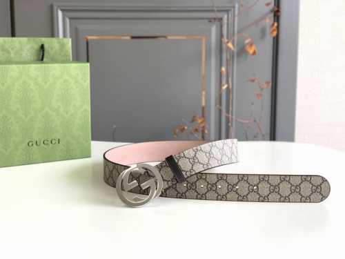 Delivery Counter Full Gift Box Gucci Belt Imported Black Pvc Pattern With Italia