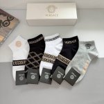 Five pairs per box with packaging Versace, a top European and American designer