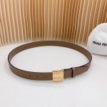 3.0Cm New model from Miu Miu official website, double-sided top layer cowhide le