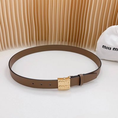 3.0Cm New model from Miu Miu official website, double-sided top layer cowhide le