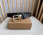 Burberry Original Fabric, Width 3.4 Cm, Lined With Top-Grain Calfskin.Pair With