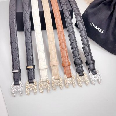 2.0 Cm Chanel New Style, Double-Sided Top-Grain Lambskin Leather, Length: 75, 80
