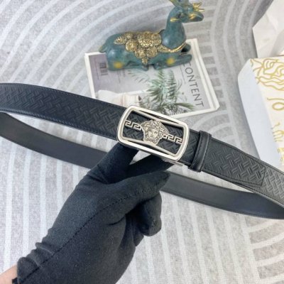 Versace Special Leather Belt Automatic Buckle Series, Original Factory Premium S