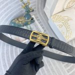 Versace Special Leather Belt Automatic Buckle Series, Original Premium Stainless