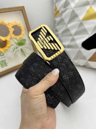 Product Name: Armani Belt Original Material: 100% top-grain cowhide belt, guara - Click Image to Close