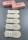 Special Miumiu new women's invisible socks, one box contains five pairs, jacquar