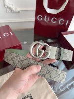 Gucci 627055 Kaaad Apricot Supreme Pvc Old Flower Green Pigskin Pattern Bottom W