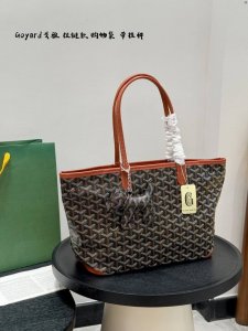Zipper style with pendant! Size: 30.25Cm Goyard shopping bag with high-end color
