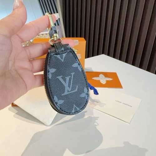 Lv classic old flower key bag, car key bag pendant accessories DDD