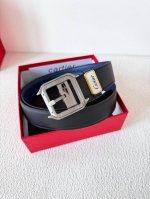 Product Name: Cartier Original Belt Model: Pin Buckle, Original Classic Pin-Styl