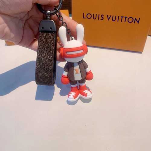 Lv rabbit doll keychain can be detached as a car ornament, popular online high-e
