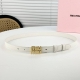 Miu Miu Small Waist Belt, 2 Cm. Perfect For Pairing With Dresses Or Pants! Elega