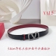 3.0Cm Valentino Belt, Double-Sided Full-Grain Leather, Length: .75, .80, .85, .9