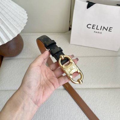 Special Celine Pig Nose Arc De Triomphe Buckle Women's Belt Yc Vintage-Print Ita