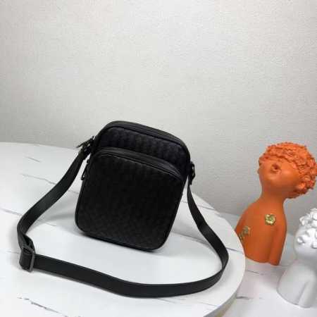 Bv Men's Single Shoulder Small Crossbody Messenger Bag. Its simple, logo-free de - Click Image to Close