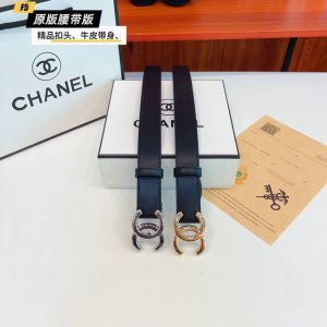 Original quality punched Brand: Chanel C women's Color: Black Buckle: Gold and S