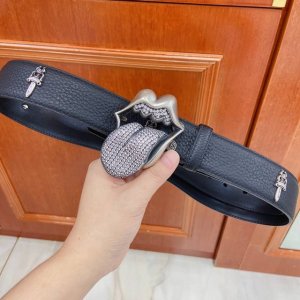 Chrome Hearts detachable brass silver-plated tongue hardware inlaid with zircon