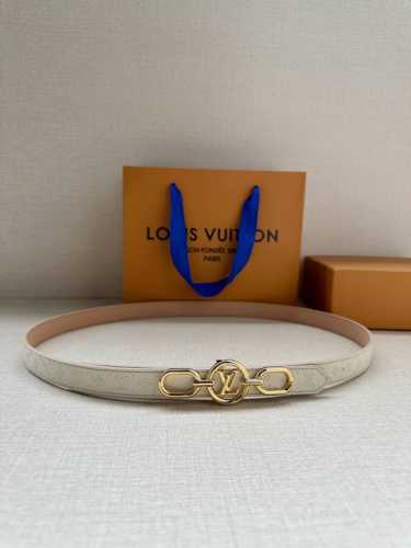 2.0Wide This Lv Iconic Double-Sided Belt Features A Slim Silhouette For The New