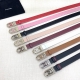 3.0Cm Chanel belt, double-sided top layer cowhide, length: 75.80.85.90.95.100. E