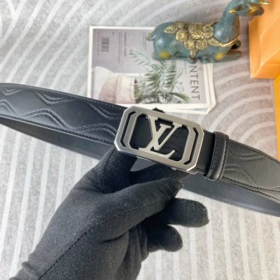 Lv Special Leather Belt Automatic Buckle Series, Original Factory Premium Stainl