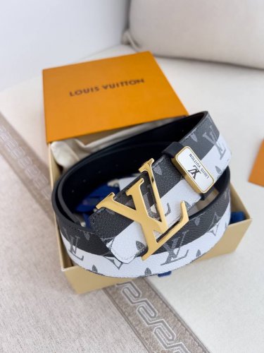 Product Name: Lv..Louis..Vuitton Belt Original Model: Buckle, Classic Pure Steel