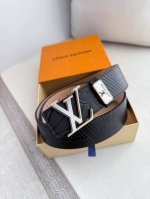 Product Name: Lv..Louis..Vuitton Belt Original Single Model: Buckle, Classic Pur