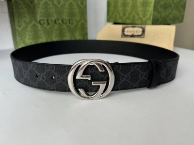 A classic Gucci belt, featuring a simple design and an exquisitely polished int