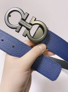 Fnew Model, With Gancini Buckle Closure, Showing A Fashionable Atmosphere. Width