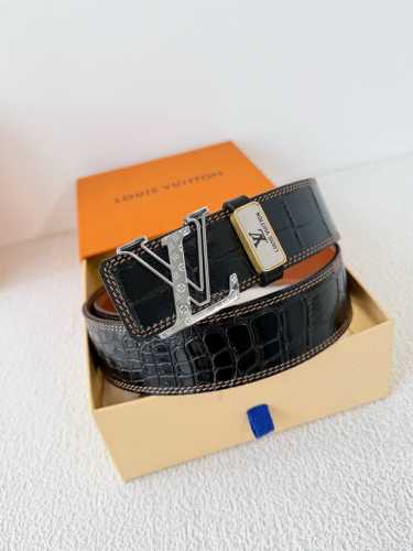 Product Name: Lv..Louis..Vuitton Belt Original Model: Buckle, Classic Pure Steel