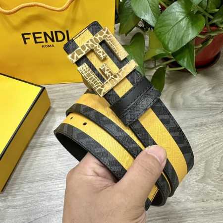 Special Project Name: Rfendi Fendi Store-Exclusive Style, 4.0 Cm Wide, Double-Ri - Click Image to Close
