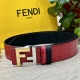 fendl Fendi Width 40Mm Double-Sided Original Calfskin With Single Ruthenium P