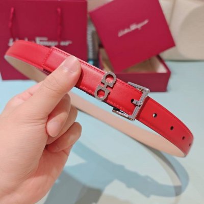 2.5Cm Ferragamo belt, double-sided top-grain imported cowhide, length: 75.80.85.
