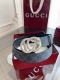 Gucci automatic smooth buckle belt, crafted from stainless steel, 35mm wide, cus