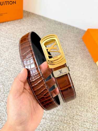 Product Name: Louis Vuitton Belt Original Automatic Buckle Model: Automatic buc