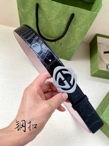 Belt Width 3.8 Cm Gucci In The Spring/Summer Collection, The Brand's Iconic Doub