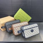 Gucci Ophidia series Gg clutch bag, unisex handbag, toiletries bag, real shot, d