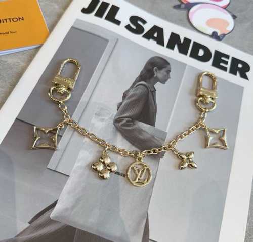 Lv keychain bag pendant gold M01188 Spring Street Chain bag charm transforms cla